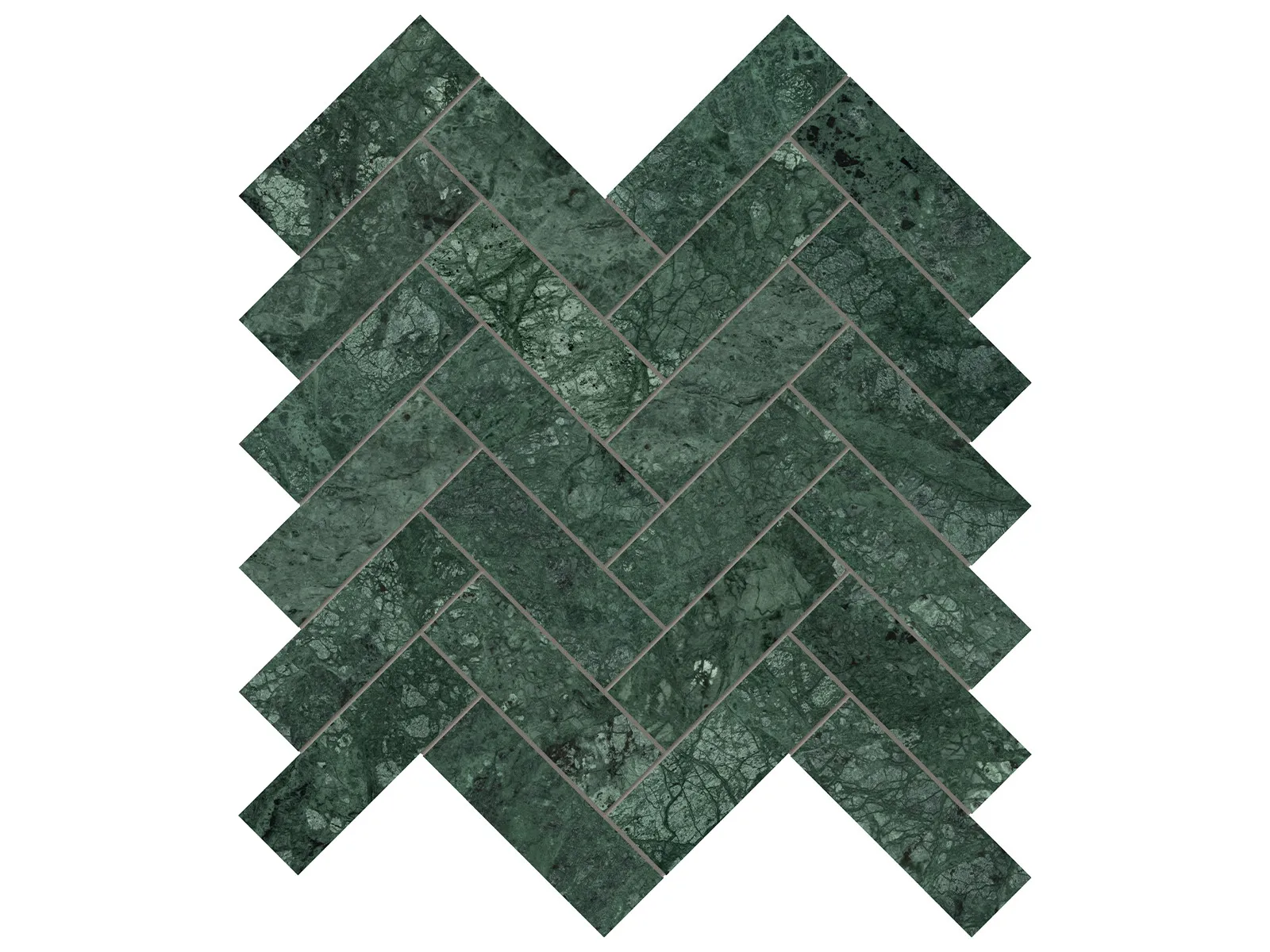Diosa Verde – herringbone 1.25×4